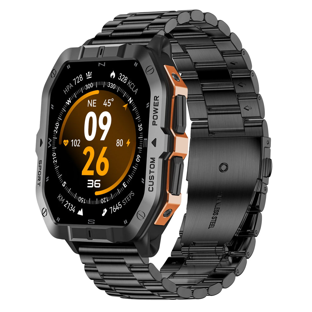 Smart Watch For Men Women Built-in GPS&Compass Barometric Altimeter ST six-axis sensor Altimeter Health Monitoring SOS Function