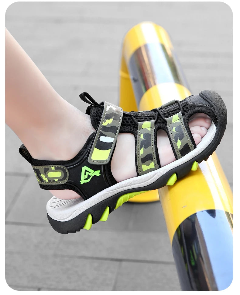 Summer Children Beach Sandals Brand Fashion Sneakers For Girls Size 28-39 Boys Footwear Kids Non-slip Sandalias Baby Shoes