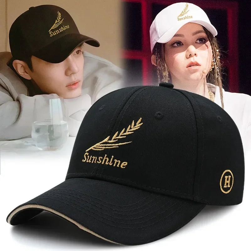 Spring and Autumn Hats for Men Korean Visors Summer Baseball Cap Sun Protection Caps Causal Breathable Outdoor Hat Mens Cap