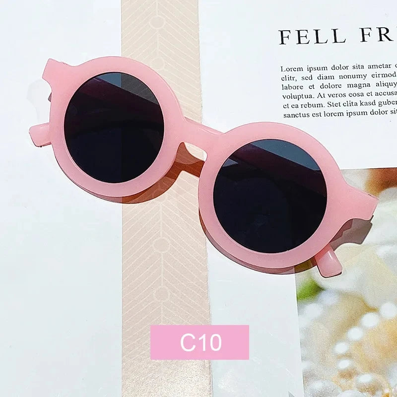 Sunglasses trendy kids Sunglasses Cute kids Sunglasses parent child frosted glasses new 1-8 year old baby decorative