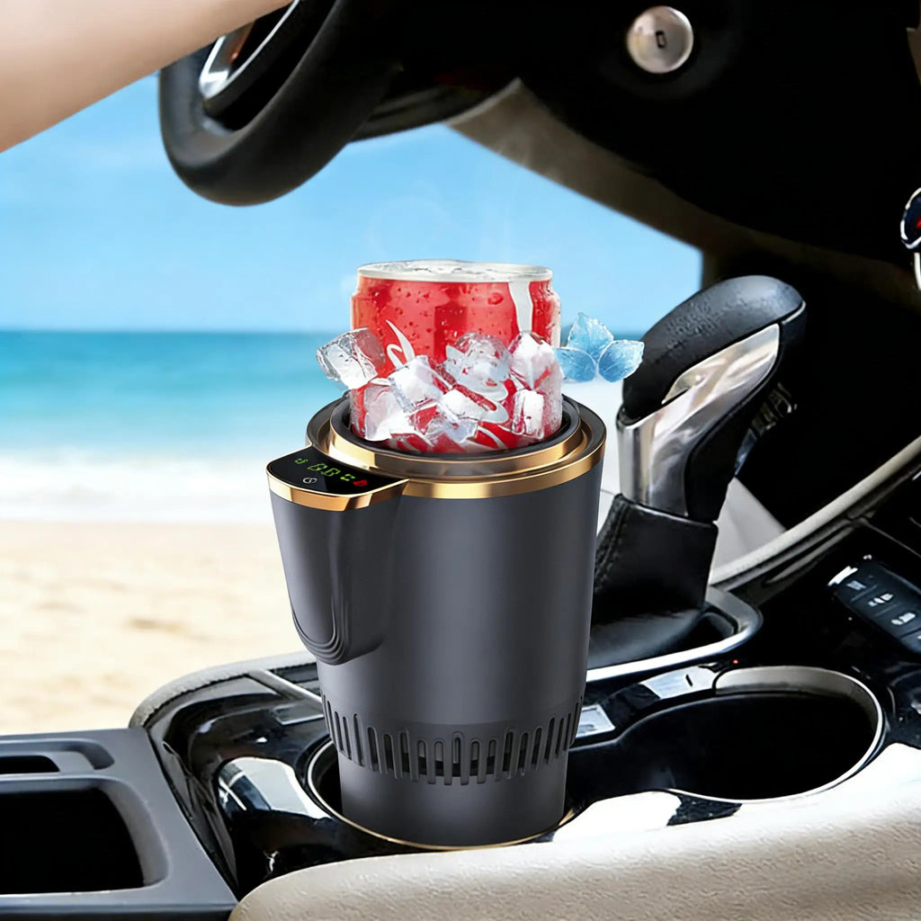 Intelligent Temperature Control Car Hot and Cold Cup Fast Cooling Heating Cup 2 in 1 Portable Smart Car Cooling Cup For Car/Home