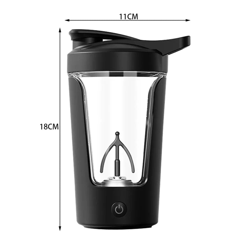 Shaker Cup USB Charging Shaker Cup For Protein Shaker Meal Replacement Shake Portable Gym Water Bottle Mixing Cup 450ml