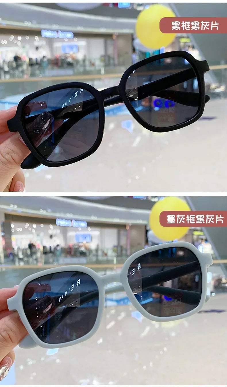 New Kids Sunglasses Square Children Sunglasses Boy Girl Stylish Goggles Baby Student Eyeglasses Party Eyewear UV400 Gafas De Sol