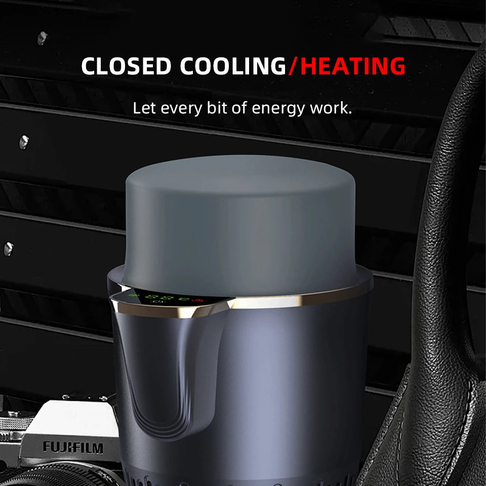 Intelligent Temperature Control Car Hot and Cold Cup Fast Cooling Heating Cup 2 in 1 Portable Smart Car Cooling Cup For Car/Home