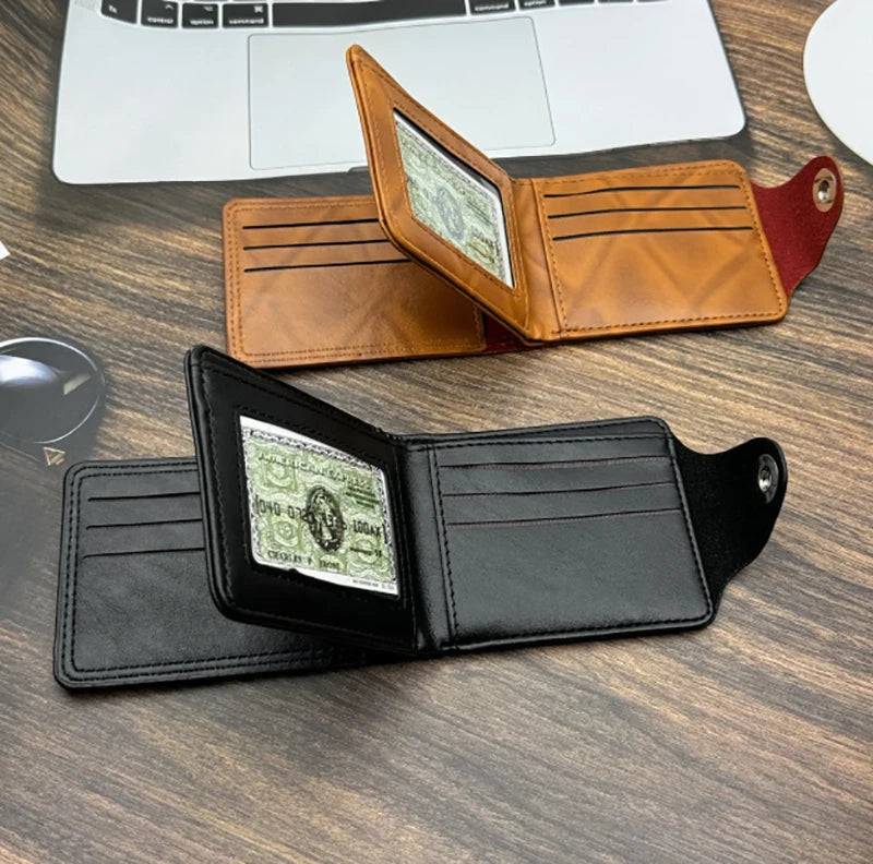 1Pcs Men's Business Wallet Men's Wallets With 100 US Dollar PatternWallet Male Leather Walet Mountaineering Bag Christmas Gifts