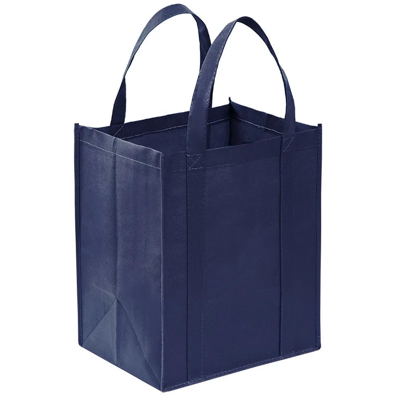 Large Capacity Non-Woven Shopping Bag Foldable Tote Bag Reusable Tote Bags Travel Outdoor Handbag Pouches Storage Organizer