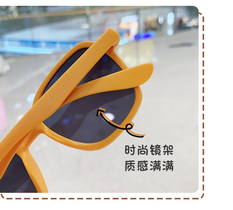 New Kids Sunglasses Square Children Sunglasses Boy Girl Stylish Goggles Baby Student Eyeglasses Party Eyewear UV400 Gafas De Sol