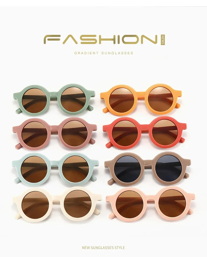 Sunglasses trendy kids Sunglasses Cute kids Sunglasses parent child frosted glasses new 1-8 year old baby decorative