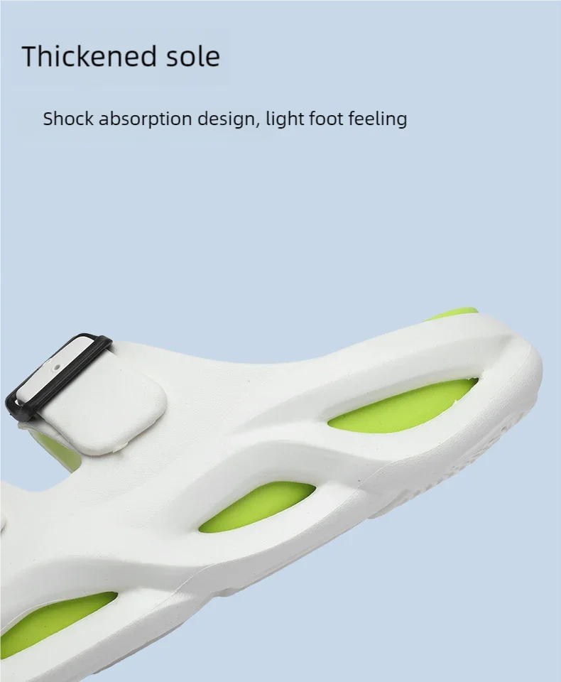 Slippers summer new breathable men's casual outdoor beach shoes classic slippers soft-sole non-slip comfort thick-sole sandals